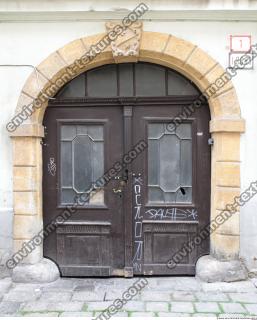 Photo Texture of Wooden Double Door 0016